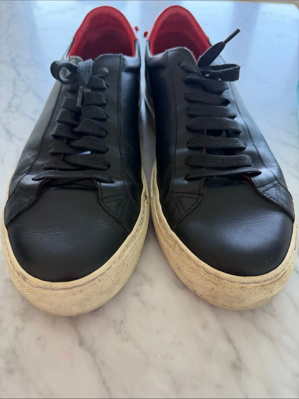 ✨Men’s Designer✨Givenchy Urban Street Sneakers with Red Heel Tab